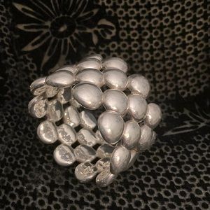 Sterling Silver bangle. This is a statement piece! It’s 2 inches wide.